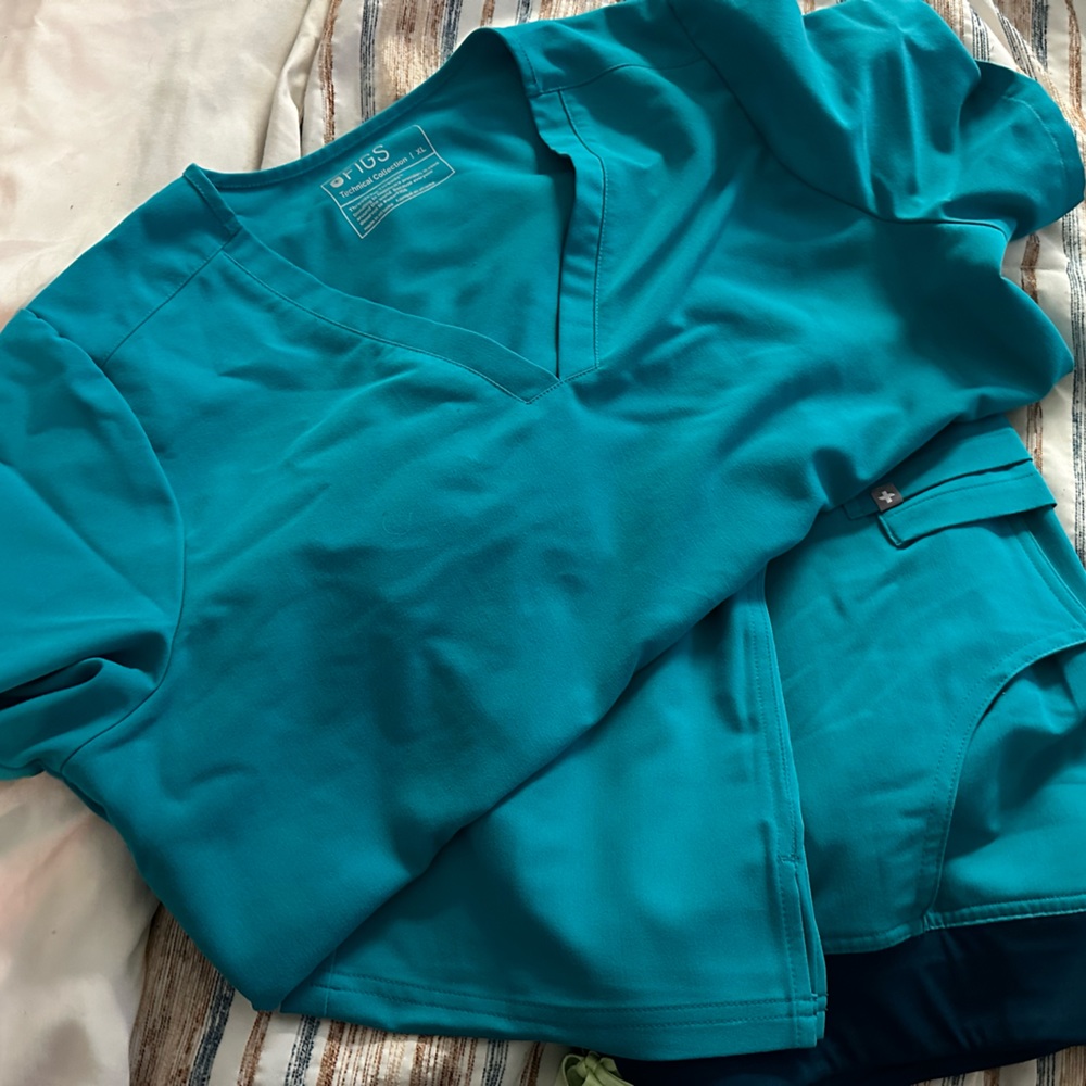 Figs Teal Scrubs